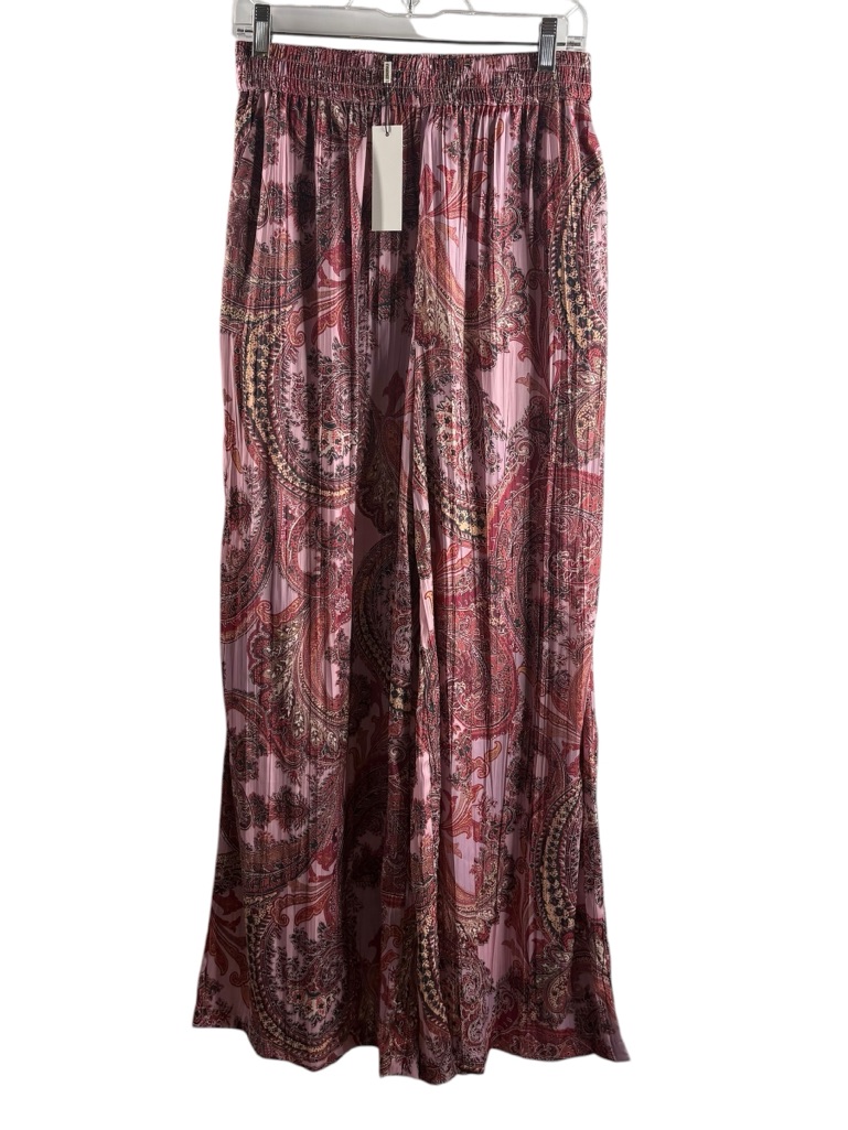 L'agence Pink Printed Paisley Polyester Pants : Nwt $375